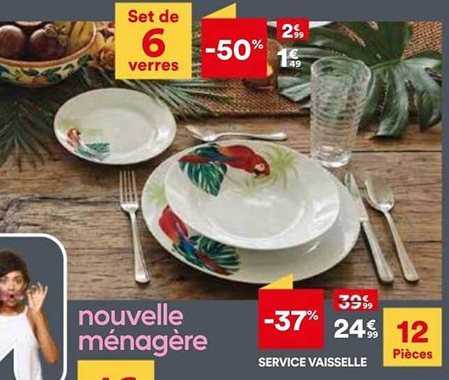 Set de 6 verres