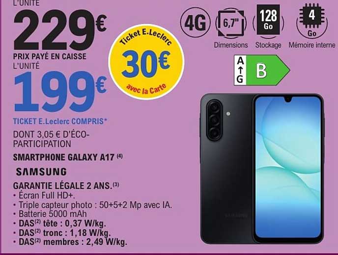 SMARTPHONE GALAXY A17