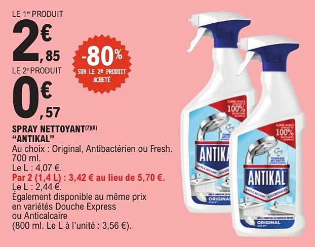 SPRAY NETTOYANT(7)(8) «ANTIKAL»
