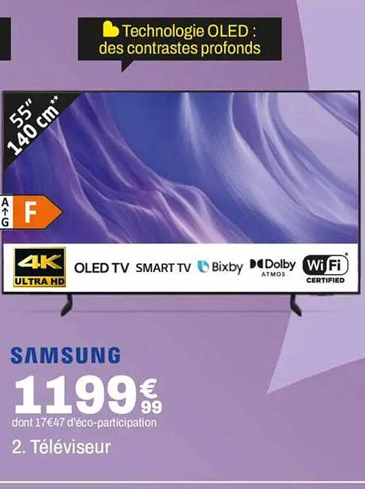Technologie OLED : des contrastes profonds