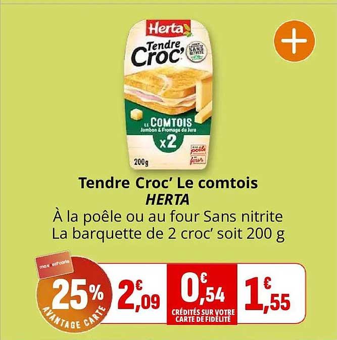 Tendre Croc' Le comtois HERTA