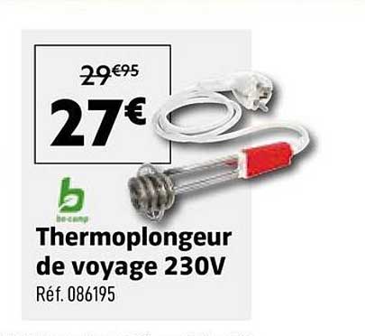Thermoplongeur de voyage 230V