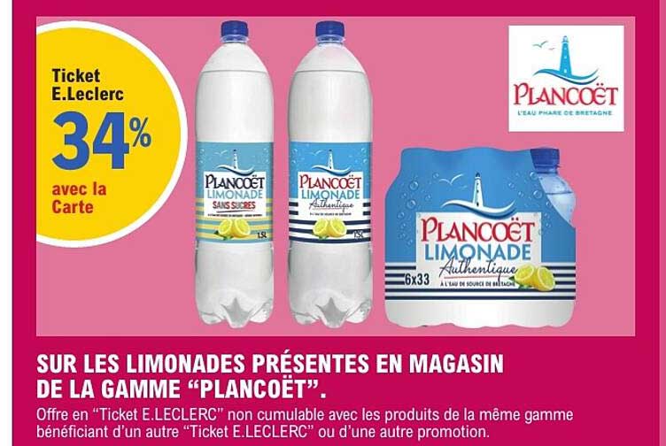 Ticket E.Leclerc 34% avec la Carte