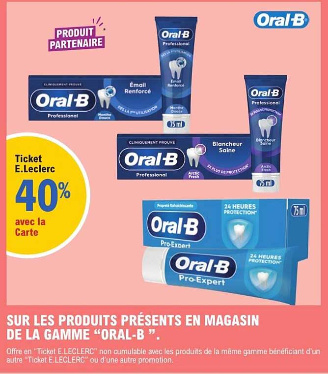 Ticket E.Leclerc 40% avec la Carte