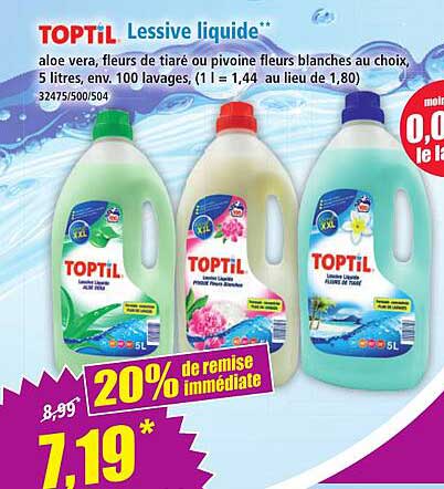 TOPTIL Lessive liquide**
