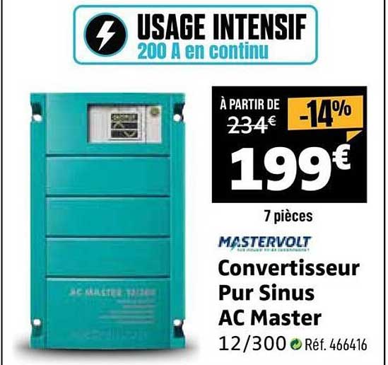 USAGE INTENSIF 200 A en continu