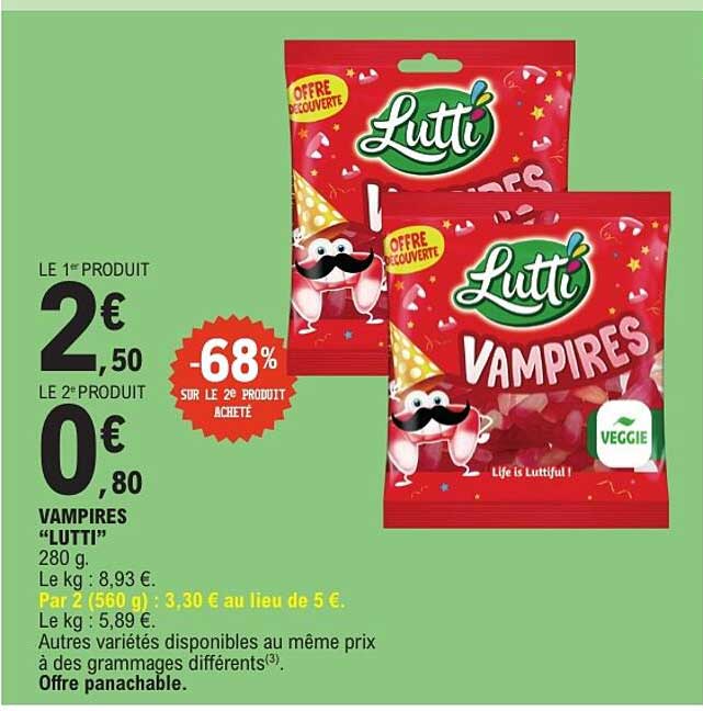 VAMPIRES "LUTTI" 280 g