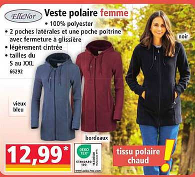 Veste polaire femme