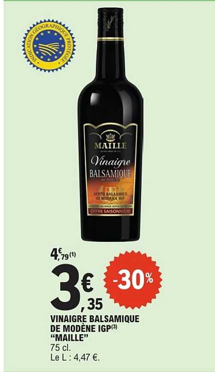 VINAIGRE BALSAMIQUE DE MODÈNE IGP "MAILLE"