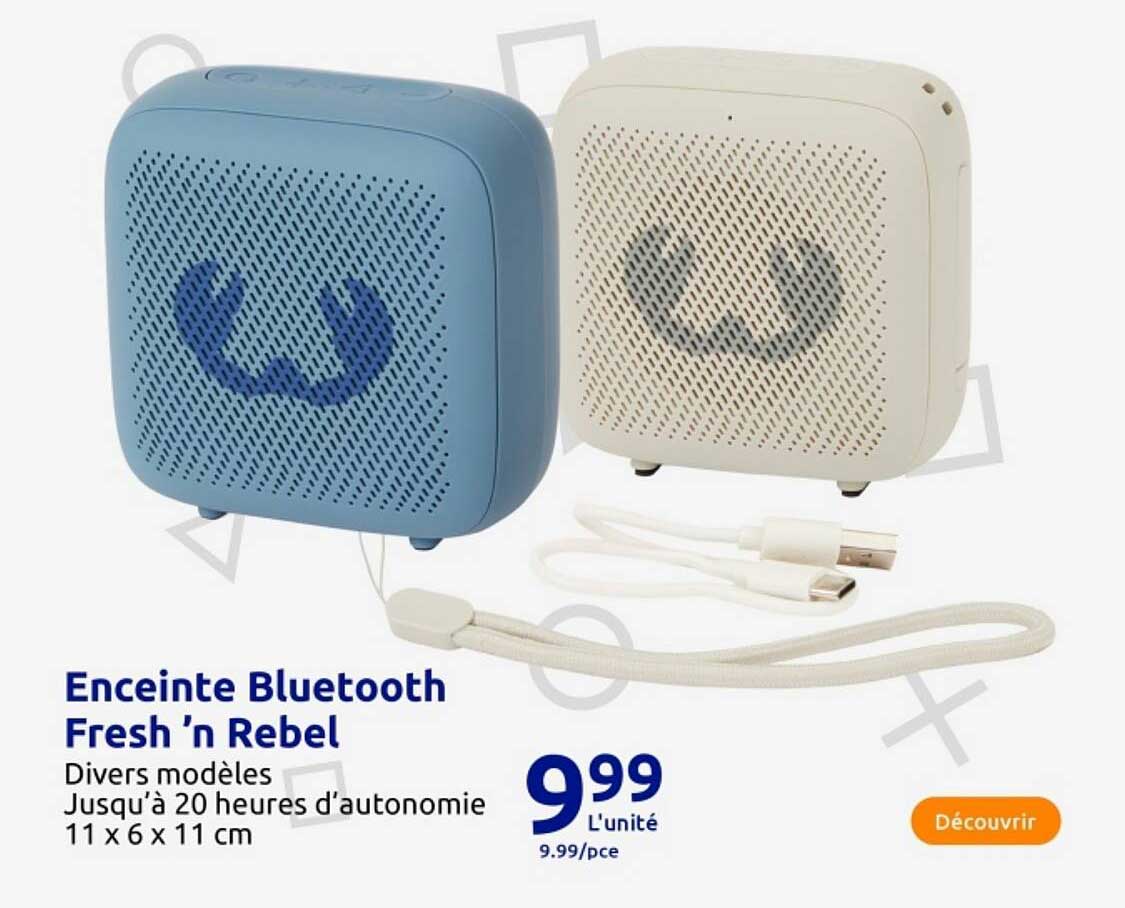 Enceinte Bluetooth Fresh 'n Rebel