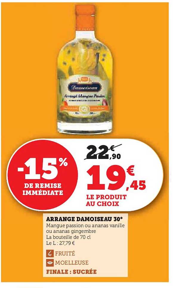 ARRANGE DAMOISEAU 30°