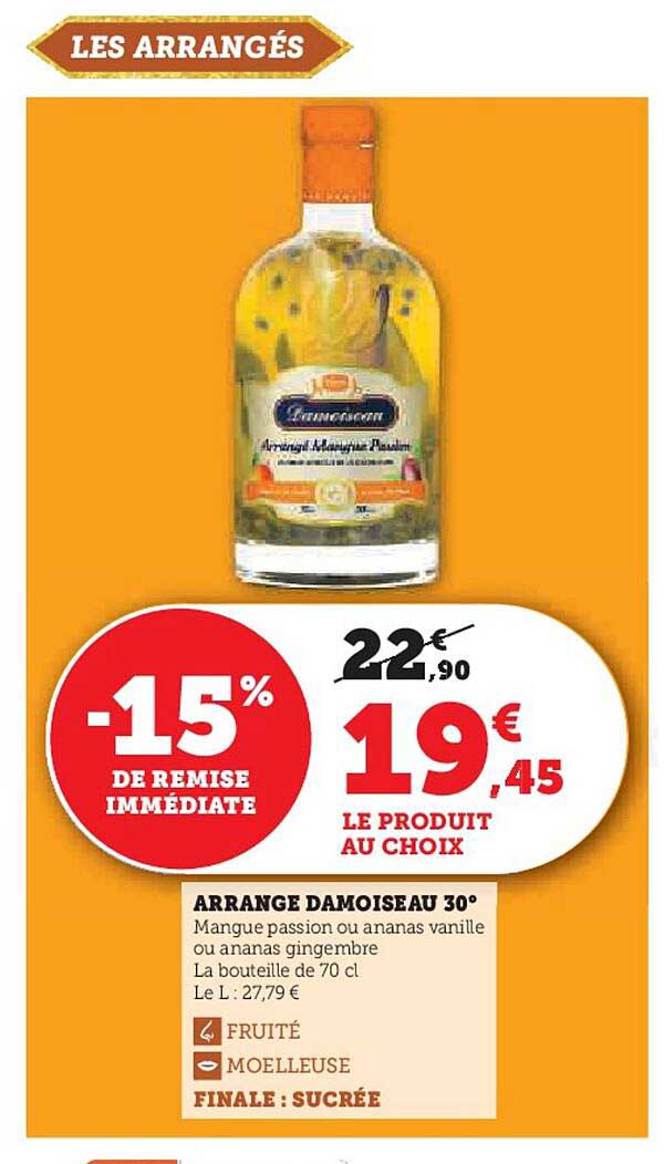 ARRANGE DAMOISEAU 30°