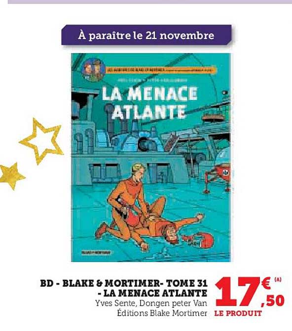 BD - BLAKE & MORTIMER - TOME 31 - LA MENACE ATLANTE