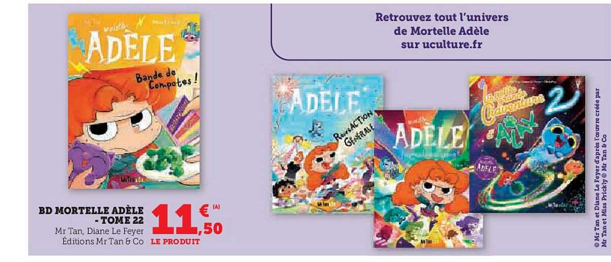 BD MORTELLE ADÈLE - TOME 22