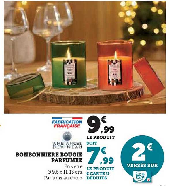 BONBONNIERE BOUGIE PARFUMEE