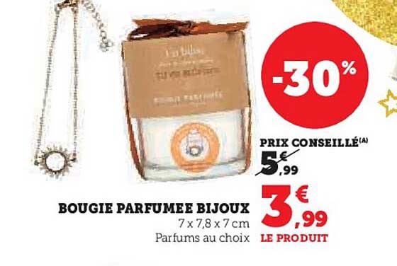 BOUGIE PARFUMEE BIJOUX