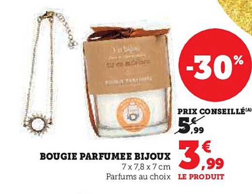 BOUGIE PARFUMEE BIJOUX