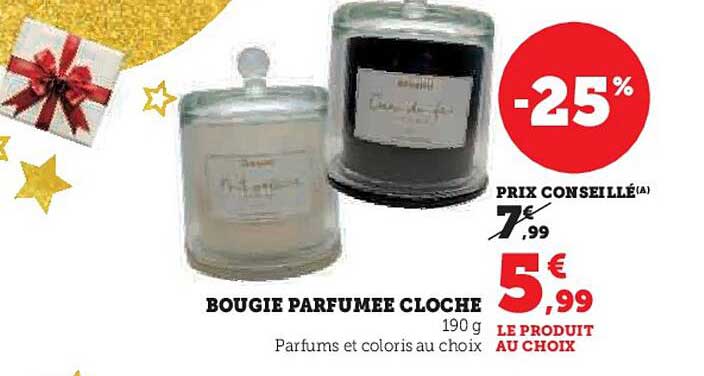 BOUGIE PARFUMEE CLOCHE