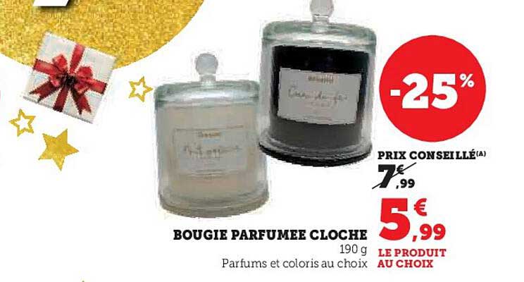 BOUGIE PARFUMEE CLOCHE