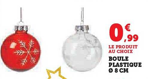 Boule Plastique Ø 8 cm