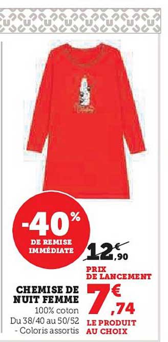 CHEMISE DE NUIT FEMME