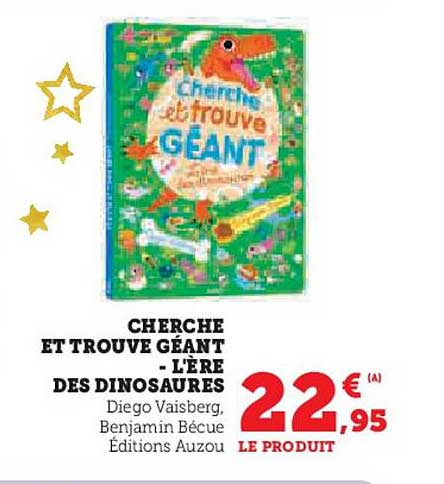 CHERCHE ET TROUVE GÉANT - L'ÈRE DES DINOSAURES