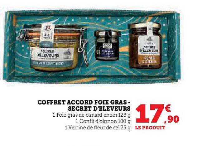 COFFRET ACCORD FOIE GRAS - SECRET D'ÉLEVEURS
