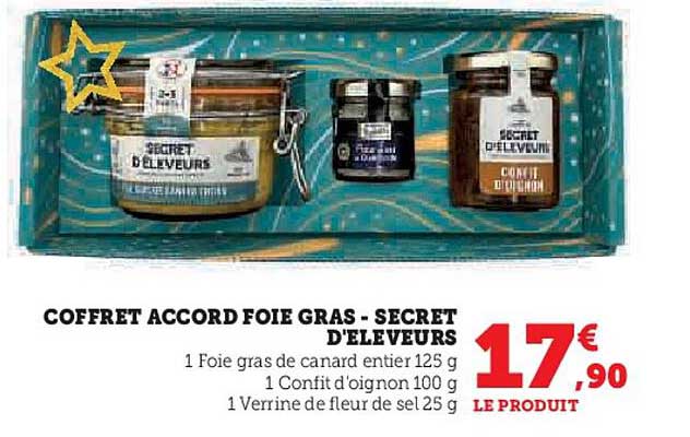 COFFRET ACCORD FOIE GRAS - SECRET D'ÉLEVEURS