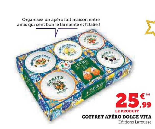 COFFRET APÉRO DOLCE VITA