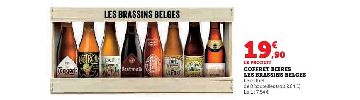 COFFRET BIÈRES LES BRASSINS BELGES