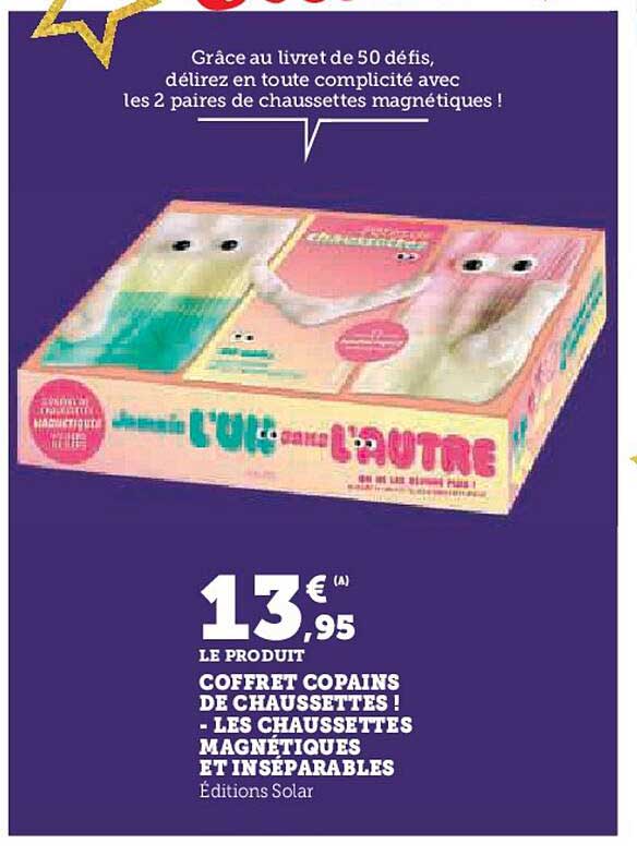 Coffret Copains de Chaussettes ! - Les Chaussettes Magnétiques et Inséparables