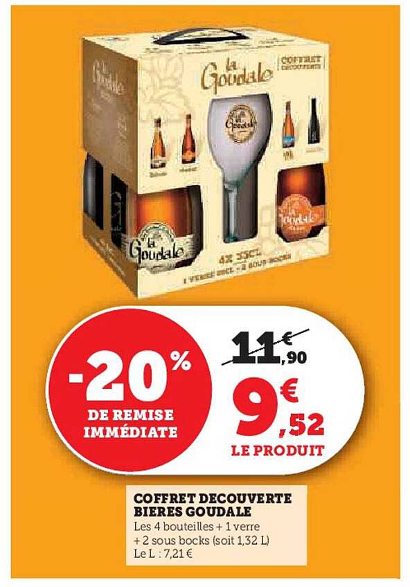 COFFRET DECOUVERTE BIERES GOUDALE