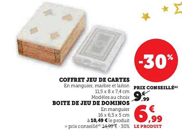 Coffret jeu de cartes
