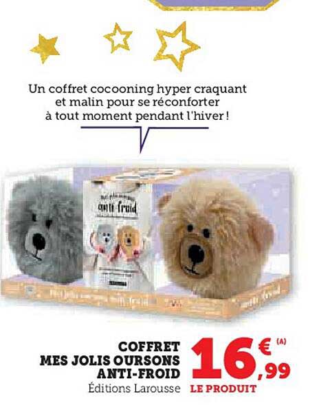 COFFRET MES JOLIS OURSONS ANTI-FROID