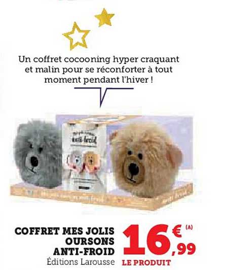 COFFRET MES JOLIS OURSONS ANTI-FROID