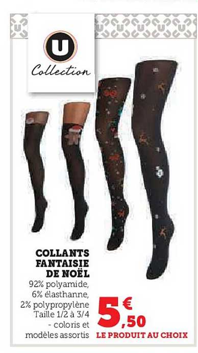 COLLANTS FANTAISIE DE NOËL