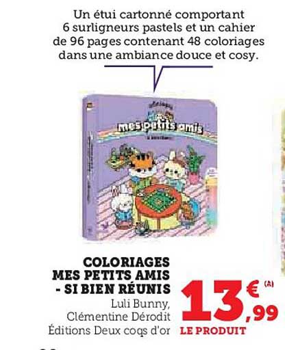 COLORIAGES MES PETITS AMIS - SI BIEN REUNIS