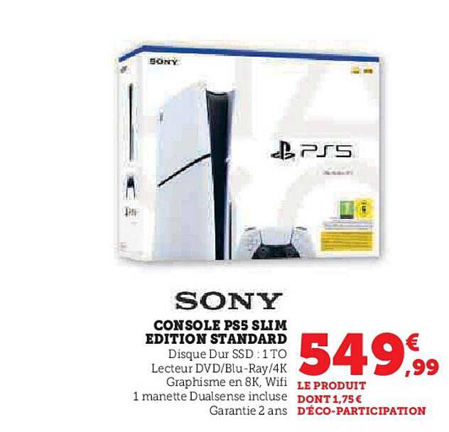 CONSOLE PS5 SLIM EDITION STANDARD