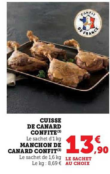 CUISSE DE CANARD CONFITE