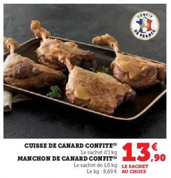 CUISSE DE CANARD CONFITE
