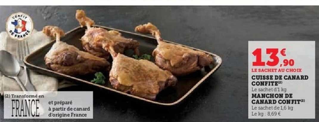 CUISSE DE CANARD CONFITE