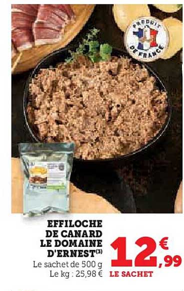 EFFILOCHE DE CANARD LE DOMAINE D'ERNEST