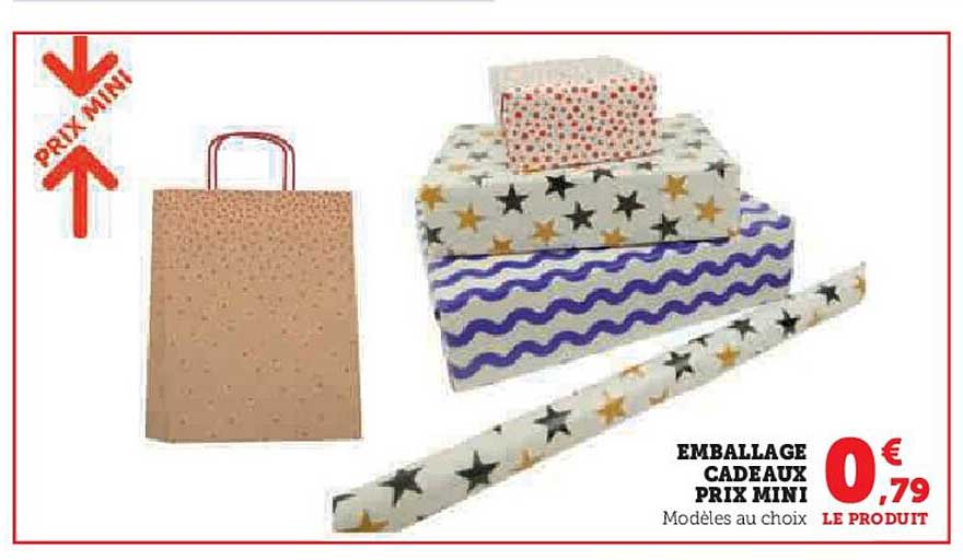 EMBALLAGE CADEAUX PRIX MINI