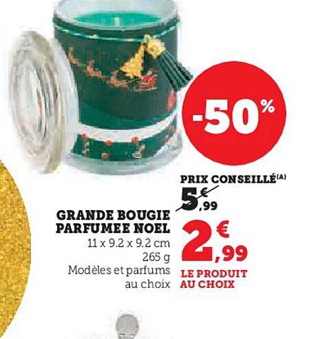 GRANDE BOUGIE PARFUMEE NOEL