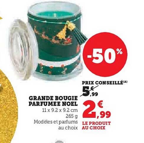 GRANDE BOUGIE PARFUMEE NOEL