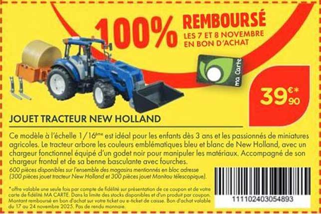 JOUE TRACTEUR NEW HOLLAND