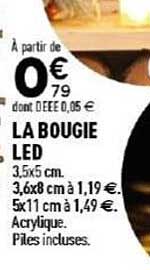 LA BOUGIE LED