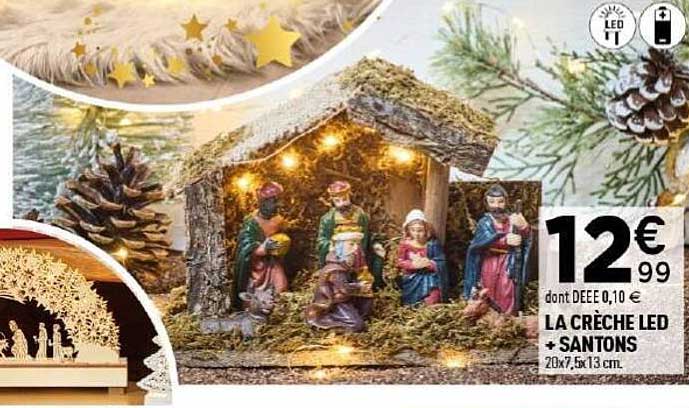 LA CRÈCHE LED + SANTONS