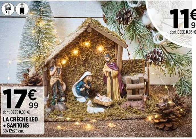 LA CRÈCHE LED + SANTONS