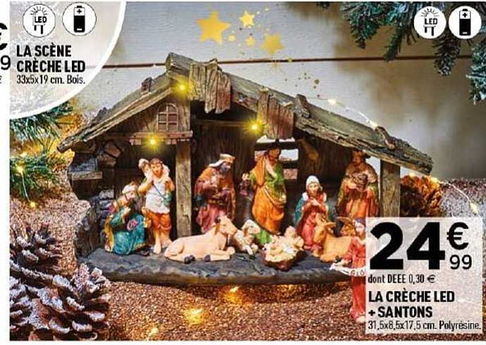 LA CRÈCHE LED + SANTONS